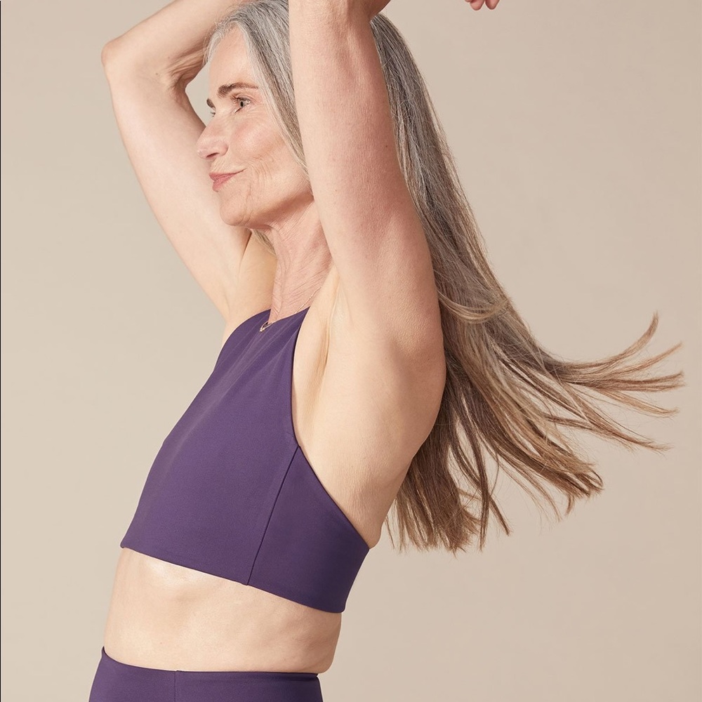 Girlfriend Collective Blackberry Topanga Bra